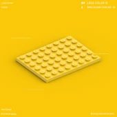 Lego Parçaları 3036 6x8 Temel Plaka - Mavi - 5