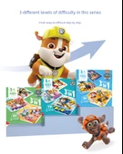 PAW Patrol Magnetik Bulmaca Seti - Wang Wang Takımı 20+25+30 Parça İkinci Sipariş - 12