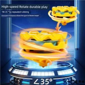 Işıklı Dönen Havai Fişek Gyro Savaş Patlama Spin Stres Giderici Oyuncak - Yeşil Havai Fişek Gyro - 4