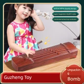 Çocuklar için Guzheng Başlangıç Müzik Aleti - Kırmızımsı Kahverengi - 1
