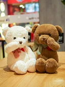 Yumuşak Ayı Peluş Oyuncak - Kahverengi - 50cm - Doğum Günü Hediyesi - 4