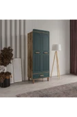 AKA HOME Cemre 2 Kapaklı Mdf Çekmeceli Gardırop - 1
