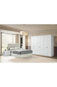 AKA HOME Life Yatak Odası %100 MDF (Yatak Baza & Başlık Dahil Tam Set) - 1