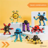 Çocuklar için Bulmaca Montaj Oyuncağı - Deluxe Paket 7 Kombinasyon - 1