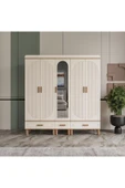AKA HOME Arel 5 Kapaklı MDF Çekmeceli Gardırop - 2