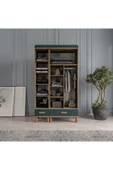 AKA HOME Cemre 3 Kapaklı MDF Çekmeceli Gardırop - 3