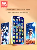 Çocuklar için Erken Eğitim Simülasyon Mobil Telefon Oyuncağı - 32 Tuşlu Küçük Ateş Ejderhası - 28000 Erken Eğitim İçeriği - Akustik ve Optik Kontrol - 2
