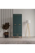 AKA HOME Cemre 2 Kapaklı Mdf Çekmeceli Gardırop - 2