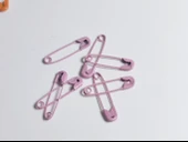 BJD Pamuk Bebek İçin Mini Pin - Pembe (50 Adet) - 1