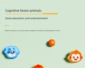 Montessori Boncuk Dizme Oyuncağı - 3 Sıra Zeka Hayvanları, Dört Sütun Seti, Piyano - 11