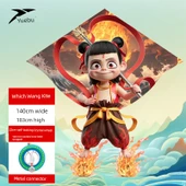 Nezha Uçurtması - 1.4 m Yenilmez + 500 m Kendinden Kilitli Kristal Tekerlek 22cm - 1