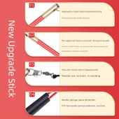Yaşlılar için Anti-Demetans Fitness Oyuncağı 45cm Deluxe Bakır Başlı Yay Topu + Depolama Çantası + 4 Yedek Yay - 6