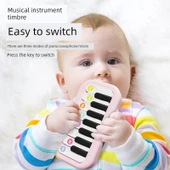Çocuklar için Çok Fonksiyonlu Cep Piyanosu - Sevimli Free Son Organ - 4