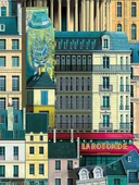Paris Şehri Kağıt Yapboz 300 Parça - Harf Bölmeli 30x40cm - 4