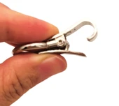 Angel Çanta Aksesuar Gümüş Renk Kilitli Böce 1 Adet thumbnail 4