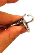 Angel Çanta Aksesuar Gümüş Renk Kilitli Böce 1 Adet thumbnail 3