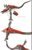 Canavara Kafalı Kertenkele Yürüyücü vs Kral Kong Taşınabilir El Oyuncağı - Şüpheler Yıldızı Mavi Godzilla [17cm Geliştirilmiş Versiyon] - 12