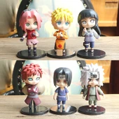 Naruto El Yapımı Model Q Versiyon Bebek Süsleri Hediye Kutusu - Grup A 6 Huoying, Siyah hediye kutusu - 4