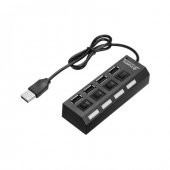 4 Port Usb 2.0 Çoklayıcı Hub Anahtarlı Işıklı On Off Düğmeli - 6
