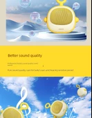 Çocuklar için Erken Eğitim Hikaye Makinesi Bluetooth Oynatıcı - Sarı (Limon Sarısı) - 11