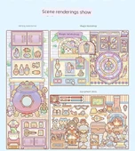 DIY Sessiz Kitap Çıkartma Seti - Jiangnan Seyahatleri - 9