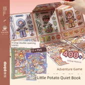 DIY Sessiz Kitap Çıkartma Seti - Jiangnan Seyahatleri - 2