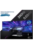 Samsung Odyssey G9 49" 0.03 ms OLED Dual QHD Curved 240 Hz Oyuncu Monitörü - 3