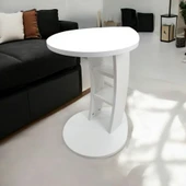 Yağmur Yan Sehpa-BEYAZ - 1