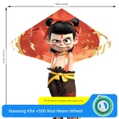Nezha Uçurtması 1.4 m Hangi Ekleme Cebi +500 m Noodle Tekerlek - 1
