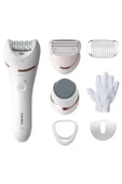 Philips Essential Elite Plus 7'li, Törpü Başlıklı, Islak Kuru Epilasyon Aleti, Beyaz - 1