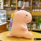 Şeker Küçük Dinozor Peluş Oyuncak - Pembe - 30cm - 1