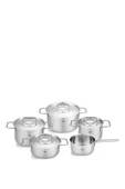 Fissler Pure Collection Metal Kapaklı 9 Parça Çelik Tencere Seti - 1
