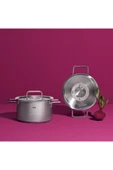 Fissler Pure Collection Metal Kapaklı 9 Parça Çelik Tencere Seti - 3