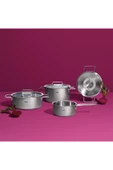 Fissler Pure Collection Metal Kapaklı 9 Parça Çelik Tencere Seti - 2