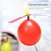 Balon Helikopter Oyuncak - 5 [İşaret/Uçuş] Pompa ile thumbnail 12
