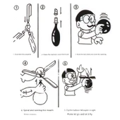 Balon Helikopter Oyuncak - 5 [İşaret/Uçuş] Pompa ile thumbnail 5