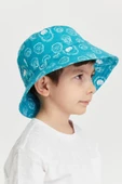 Erkek Çocuk Desenli Bucket Şapka 7007 - 4