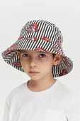 Erkek Çocuk Desenli Bucket Şapka 7003 - 1