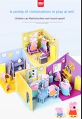 Peppa Pig 3D Bulmaca - Yatak Odası, Çalışma Odası, Oturma Odası, Mutfak - 6