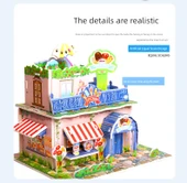 Peppa Pig 3D Bulmaca - Yatak Odası, Çalışma Odası, Oturma Odası, Mutfak - 10