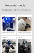 Uzaktan Kumandalı Robot Köpek Oyuncağı - Tek Elektrikli Çift Kumanda Ses Kontrolü - Gümüş Gri - 10