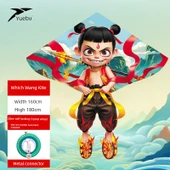 Nezha Uçurtması - 1.6 m - Oyun Eğlenceli +400 m Kristal Kendinden Kilitli Tekerlek 20 cm - 1