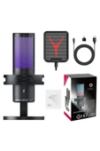 Coverzone Bilgisayar Masaüstü Mikrofon Semi Pro Tak Çalıştır Usb Kablolu Vlog Canlı Yayın Yanmai Gm7-b - 2