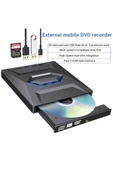 Coverzone 5in1 Harici Usb 3.0 Ve Type-c Dvd Rom Dvd Rw Optik Sürücü, Usb Ve Type C Kablolu Cv250 - 2