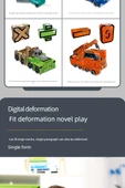 Dijital Deformasyon Robot Oyuncağı - Rastgele Artış Sembolü - 12