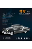 Coverzone Kablosuz Hoparlör Bluetooth 1957 Lincoln Capri Görünümlü Bluetooth Klasik Araba Hoparlör WS-1957 - 2