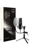 Coverzone Profesyonel Stüdyo Mikrofon Kayıt Frekans aralığı: 20Hz 20kHz Masaüstü Canlı Yayın Mikrofonu X1 - 5
