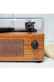 Coverzone Klasik Görünümlü Pikap Hoparlörlü Bluetooth Bağlantı 33 45 78 Dönüş Hızı R108 - 5