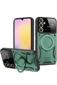 Coverzone Xiaomi Redmi Note 13 4G ile uyumlu Kılıf Joy Joy Standlı Lens Korumalı 360 Yüzük Aparatı - 1