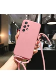 Coverzone Tecno Pova Neo 2 ile uyumlu İpli Boyun Askılı Silikon Kılıf Kadife Yüzeyli Epiphany Kılıf - 1